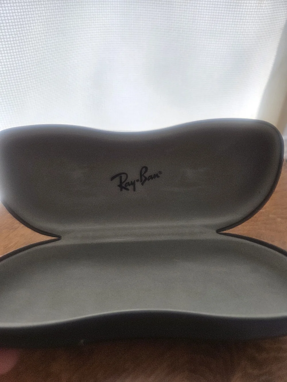Ray-Ban Sunglasses Case in Black and Light Gray